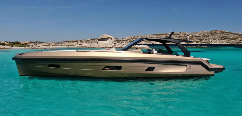 Apex 60 yacht charter Porto Cervo luxury yacht rental Sardinia