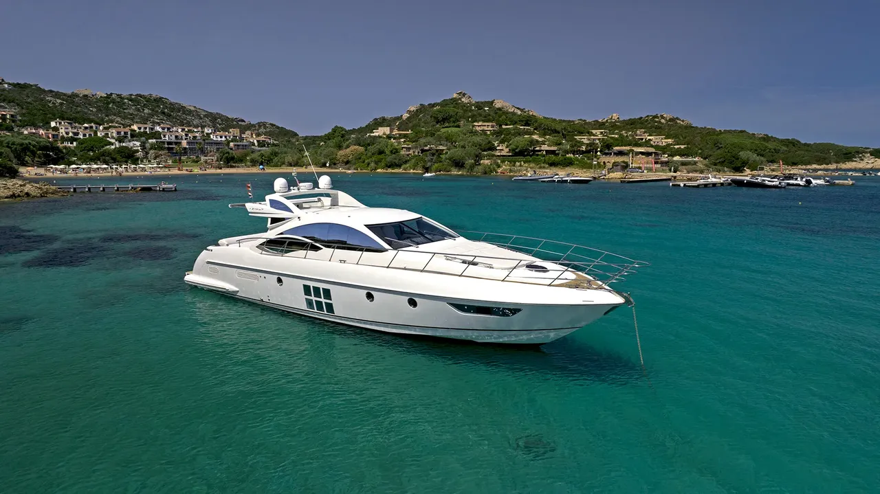 Azimut 62S yacht charter Porto Cervo luxury yacht rental Sardinia
