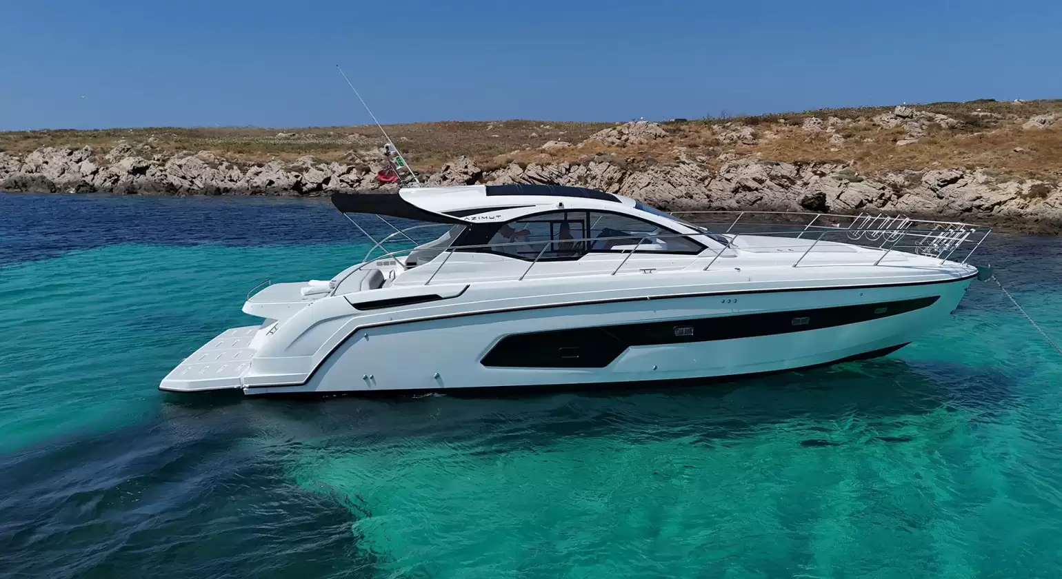 Azimut Atlantis 45 Charter Porto Cervo | Luxury Yacht Sardinia