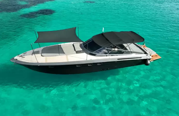 Baia 43 charter Porto Cervo luxury yacht Sardinia