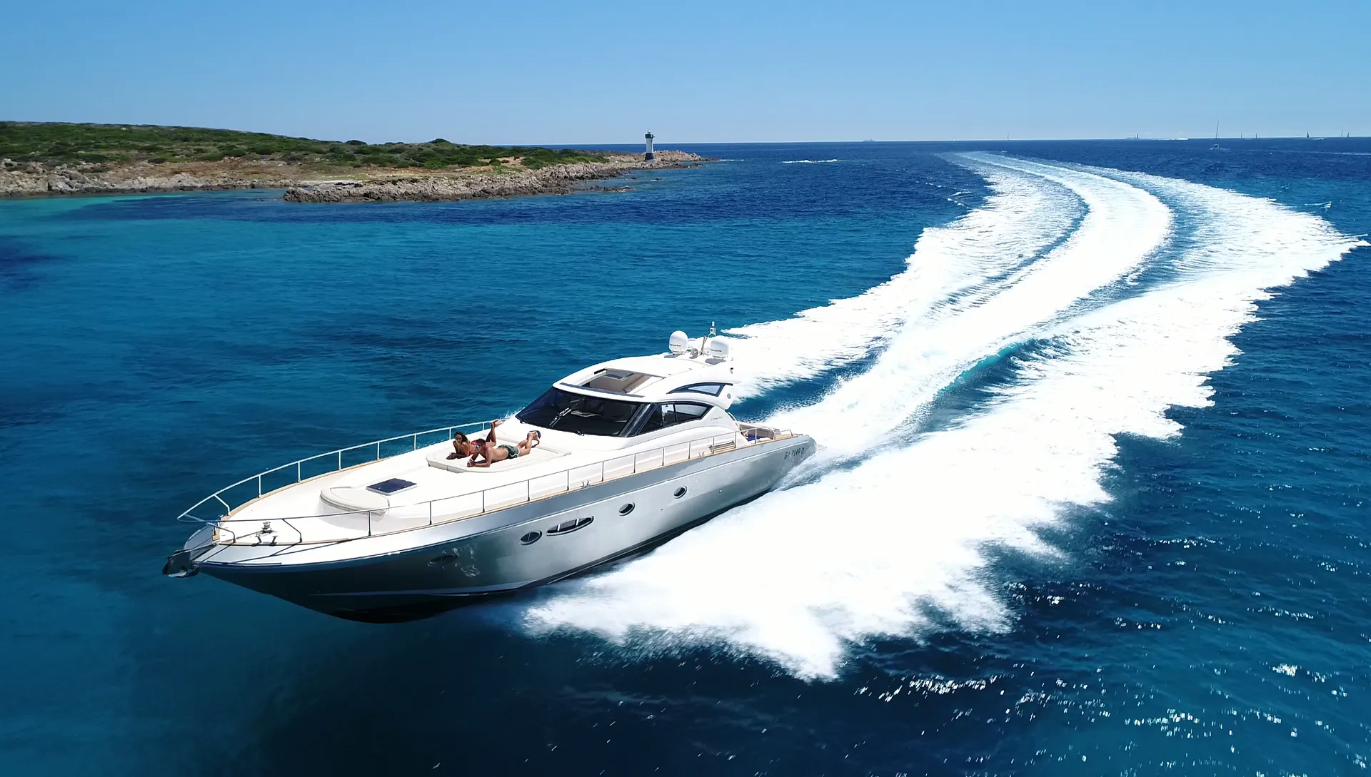 Cayman 58 yacht charter Porto Cervo luxury yacht rental Sardinia