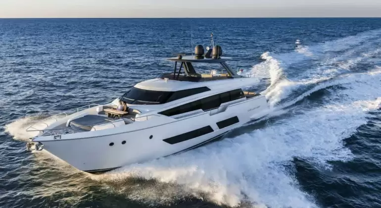 Ferretti 850 Charter Porto Cervo | Luxury Yacht Sardinia