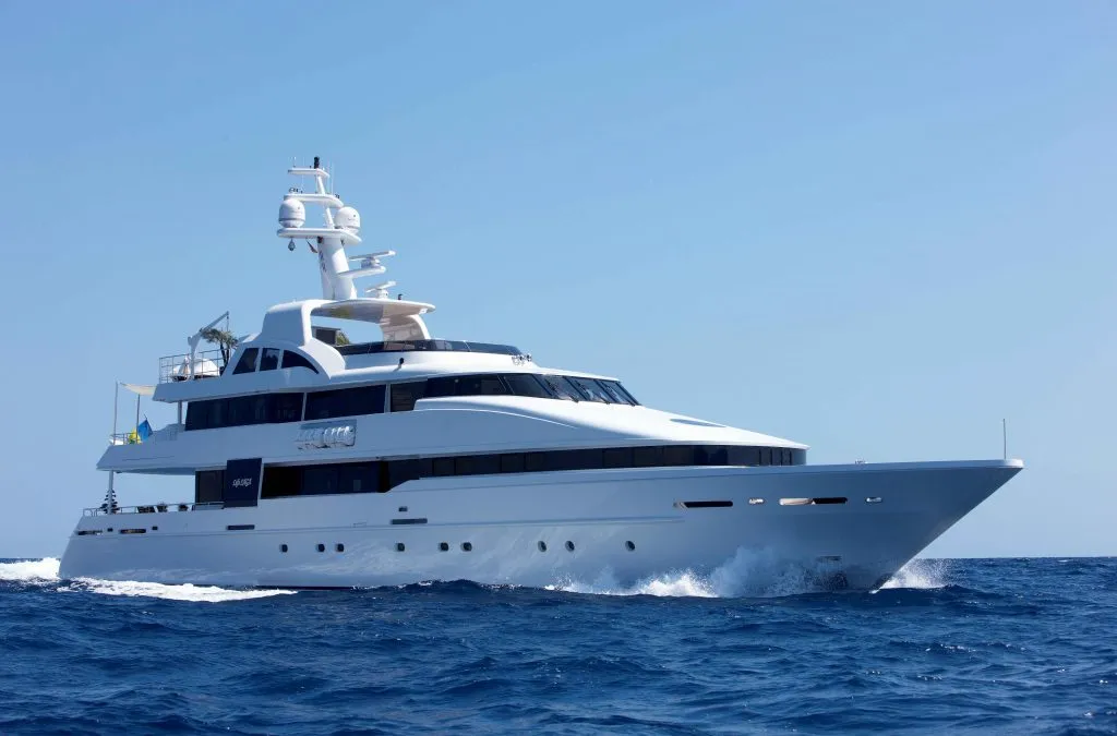 Heesen 42 “Life Saga” luxury yacht charter in Porto Cervo