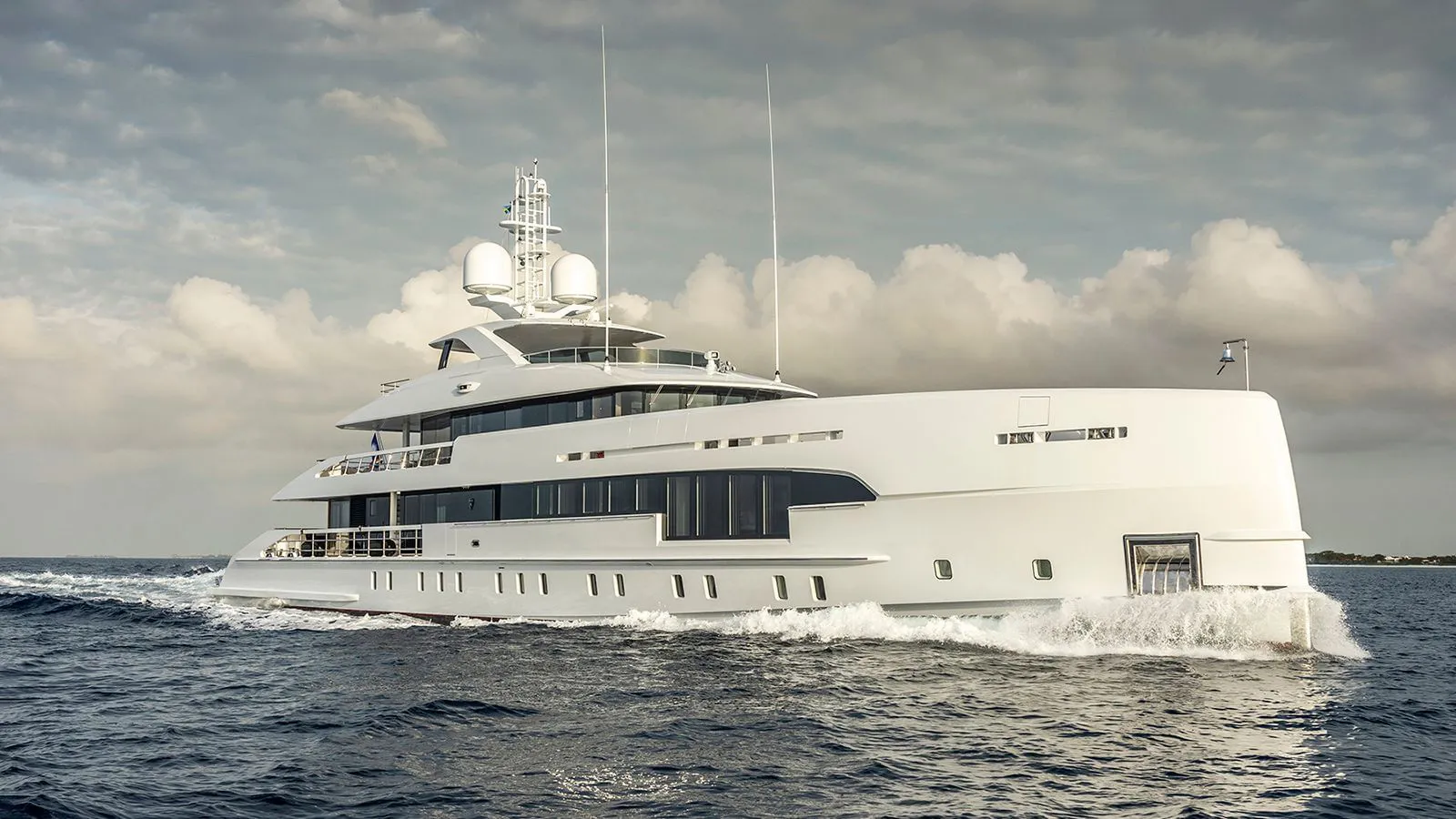 Luxury yacht charter in Porto Cervo, Sardinia with sun deck and panoramic views