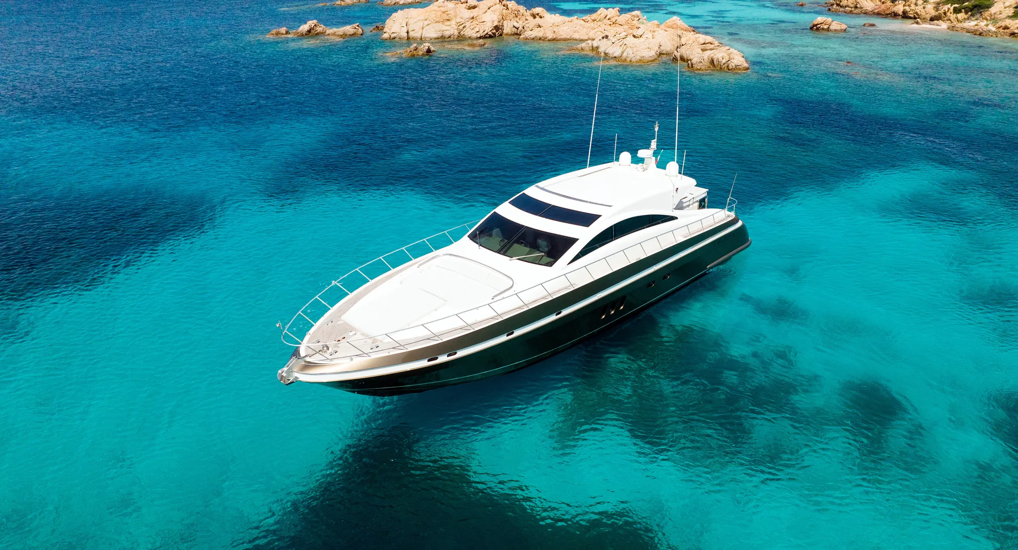 Jaguar 76 Charter Porto Cervo luxury sport yacht in Costa Smeralda