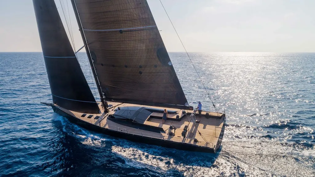 Mylius 82 Charter Porto Cervo luxury sailing yacht in Costa Smeralda