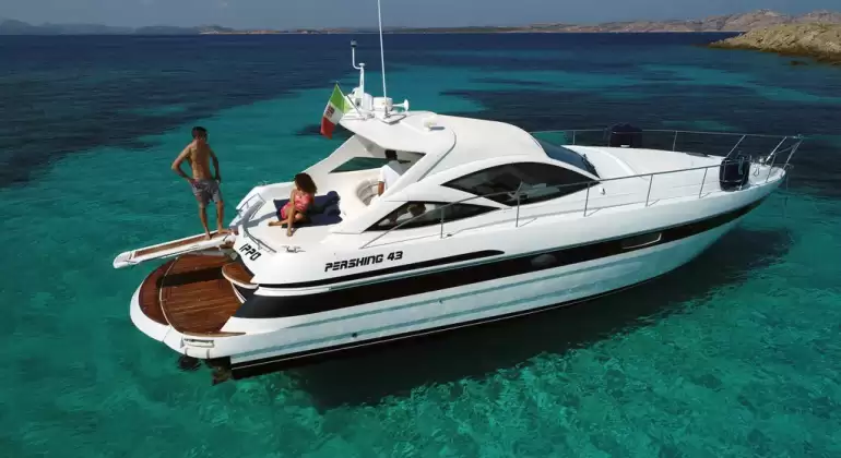 Pershing 43 Charter Porto Cervo | Luxury Yacht Sardinia