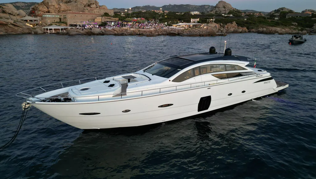 Pershing 80 Charter Porto Cervo high speed luxury yacht in Costa Smeralda