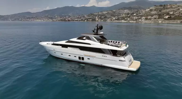 San Lorenzo 96 Charter Porto Cervo | Luxury Yacht Sardinia