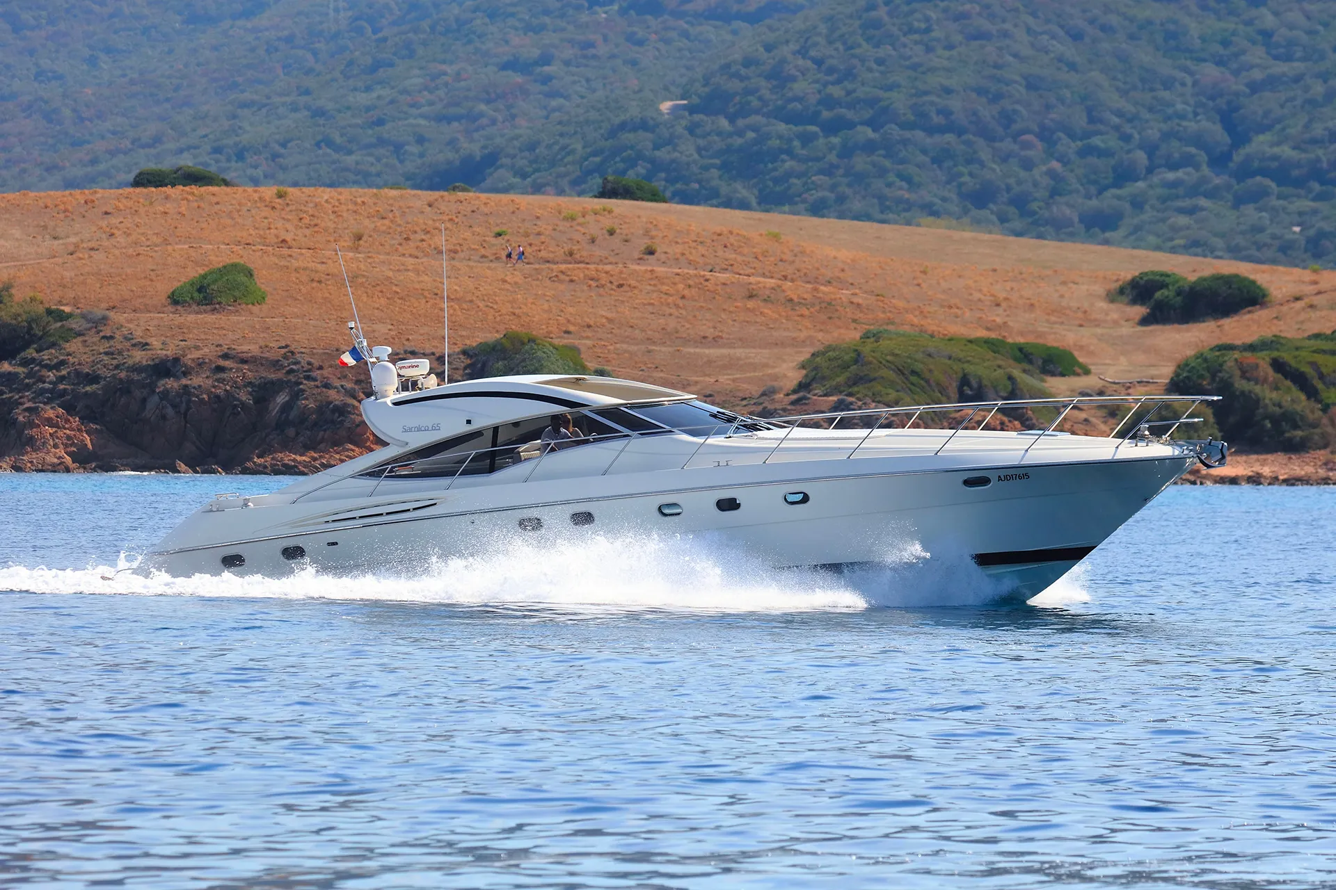 Sarnico 65 yacht charter Porto Cervo luxury yacht rental Sardinia